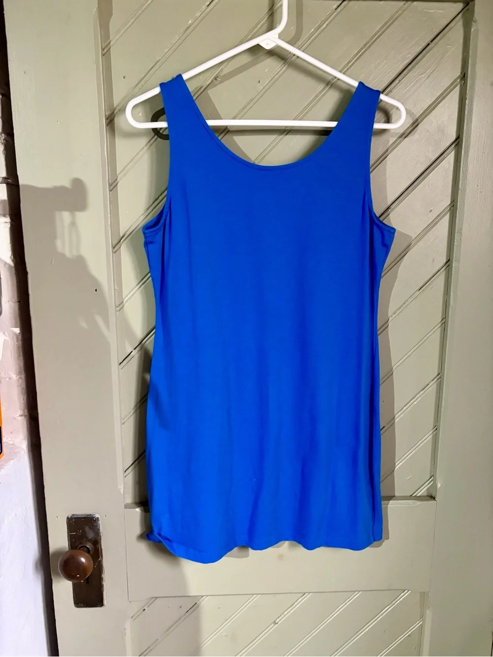 Soma Women's long Tank Top in Royal Blue